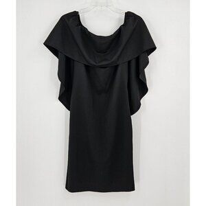 Grace Karin Womens Sz M Dress Batwing Cape Off Shoulder Stretchy Soft Bodycon